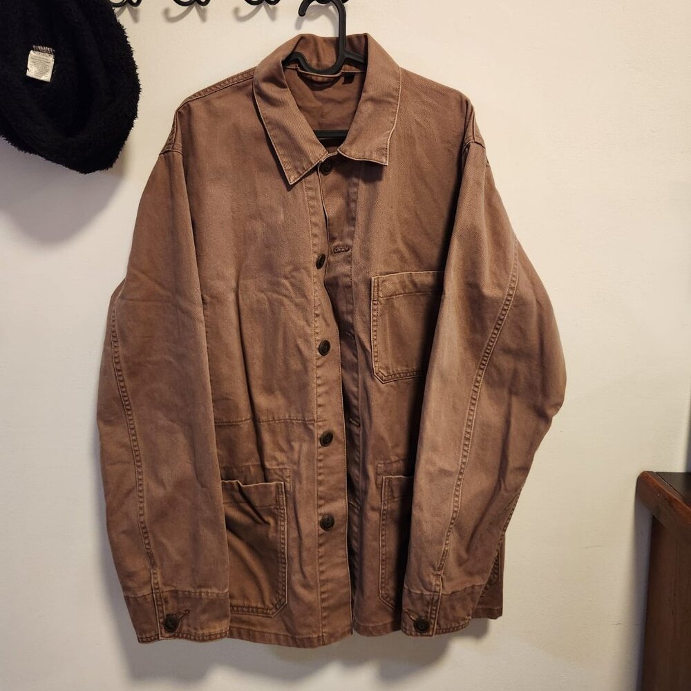 Uniqlo Utility Jacket Brown Large
